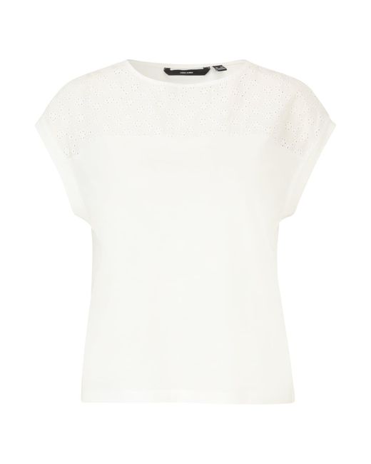 Vero Moda White T-shirt 'kaya'