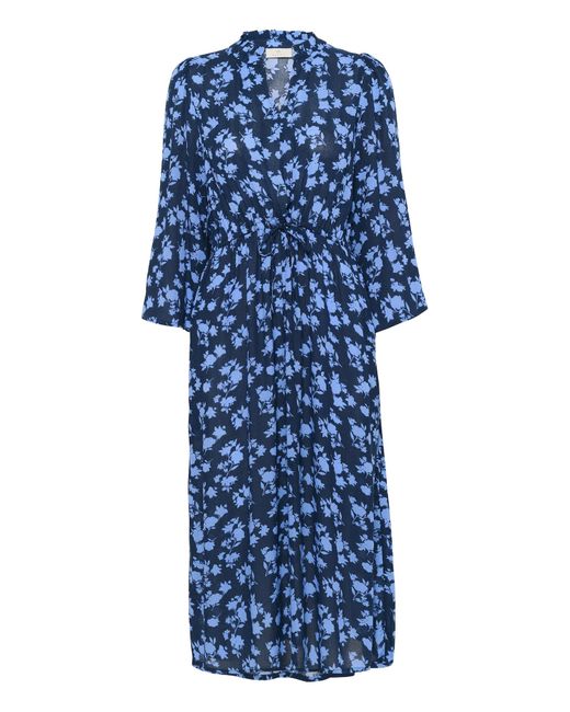 Kaffe Blue Kleid 'Amber'