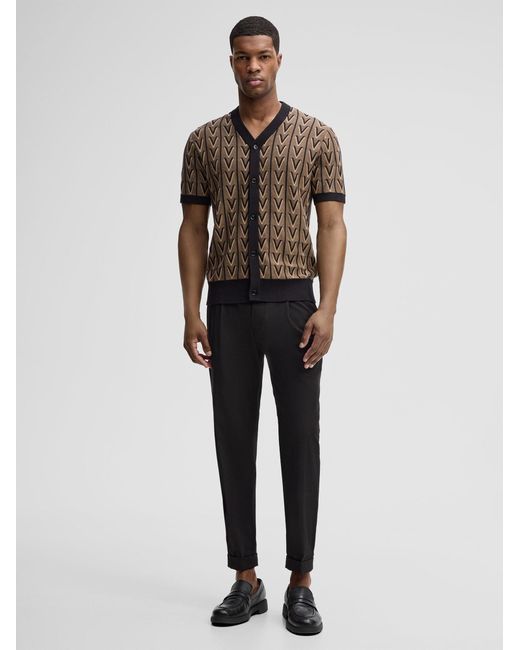 Strellson Strickshirt Robas in Black für Herren