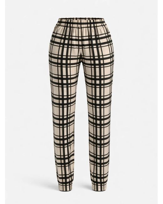 LEAFLETIC Black Pyjamahose