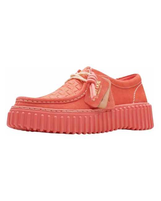 Clarks Red Mokassin 'Torhill Bee'