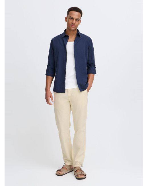 Solid Leinenhose Loran in Natural für Herren