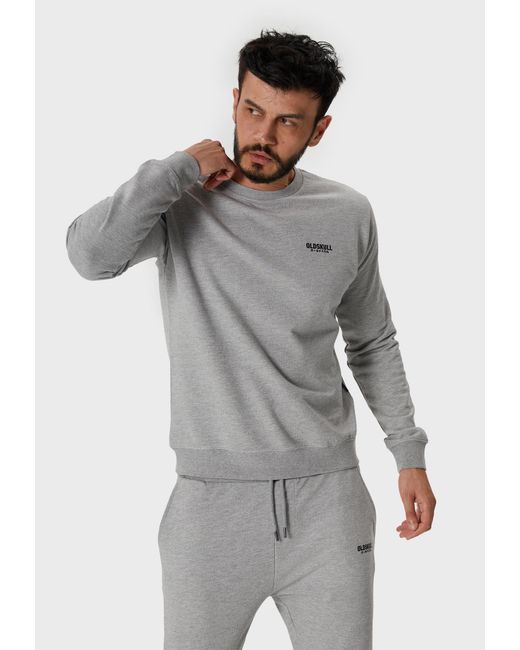 Oldskull Sweatshirt Basic Osk in Gray für Herren