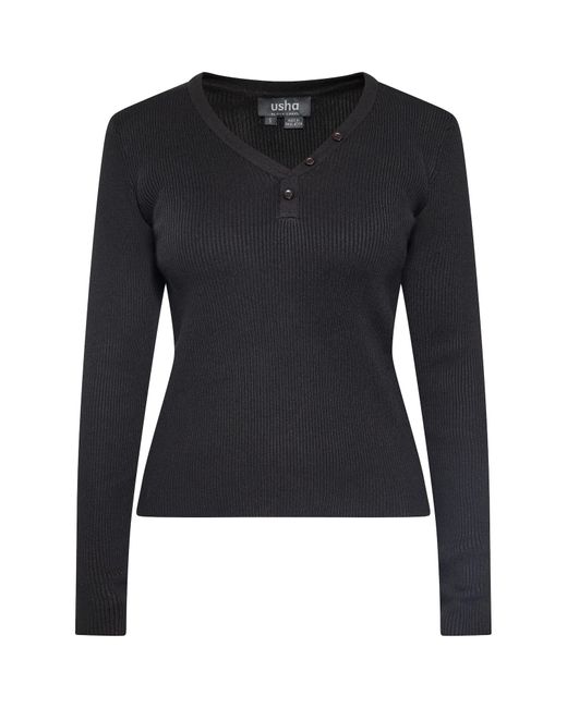 usha BLACK LABEL Black Pullover