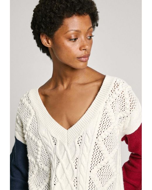 Pepe Jeans White Pullover Hada