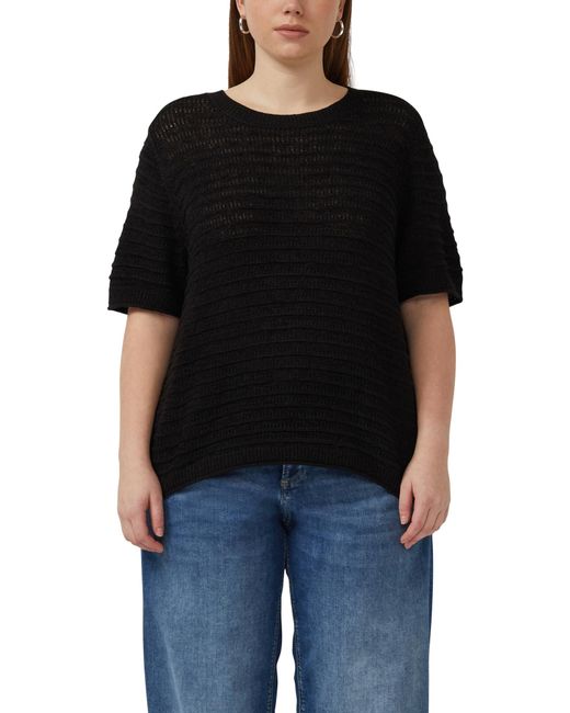 QS Black Strickpullover