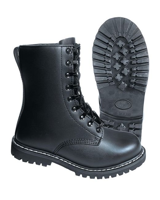 BRANDIT Schnürstiefel in Black für Herren