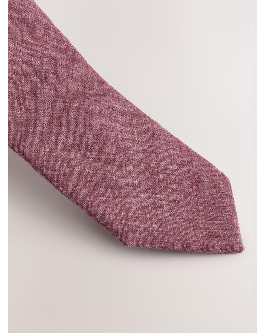 Next Set:Krawatte Und Einstecktuch in Pink für Herren