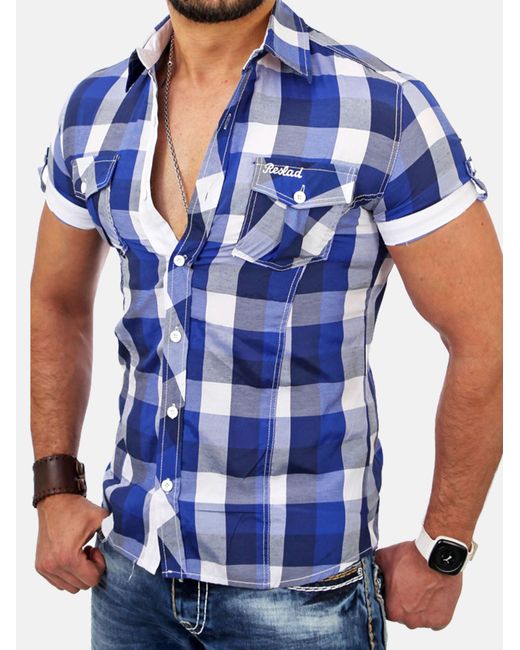Reslad Hemd Rs7065 in Blue für Herren