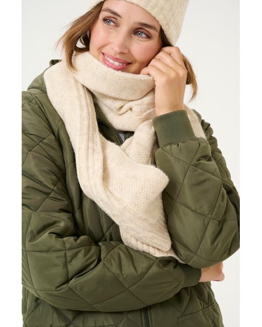 Kaffe White Schal Gabby