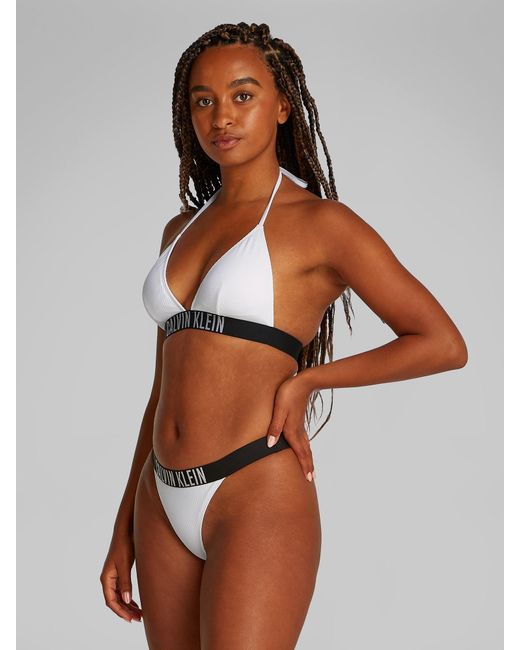 Calvin Klein White Bikinitop 'Intense Power'