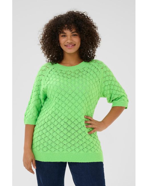 Kaffe Green Pullover Mani