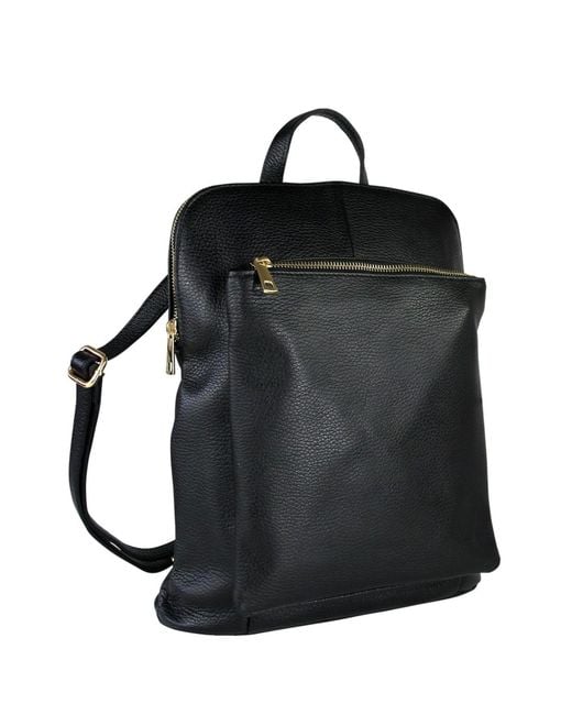 Toscanio Black Rucksack
