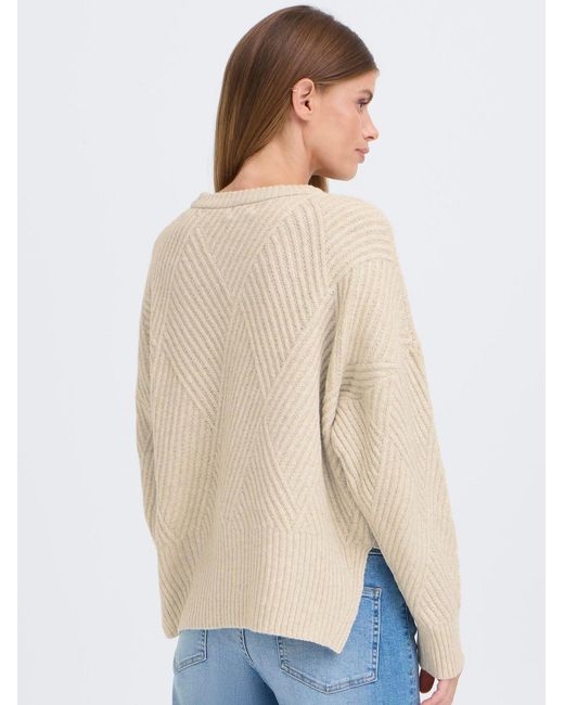 Oxmo White Strickpullover Oxibomma