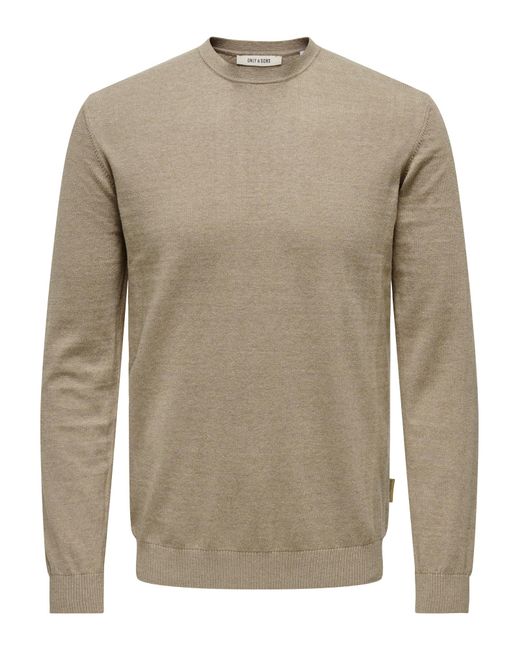 Only & Sons Pullover Onsloui in Gray für Herren