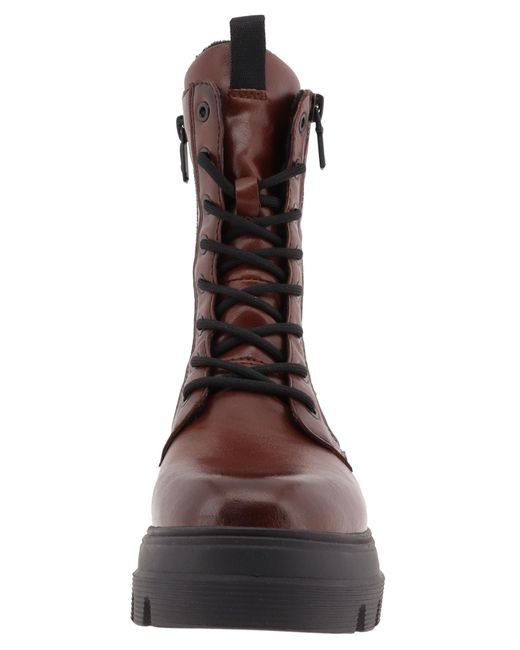 Tom Tailor Brown Schnürstiefelette