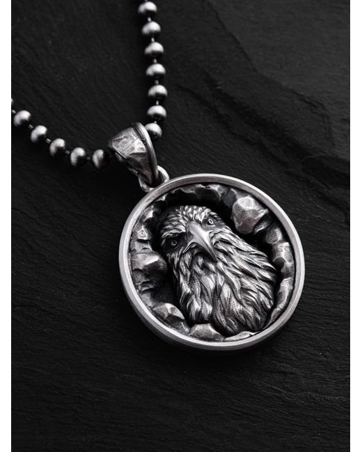 REYTEL Anhänger Eagle in Metallic für Herren