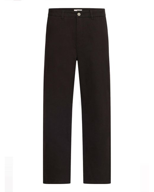 Solid Chinohose Sdtate in Black für Herren