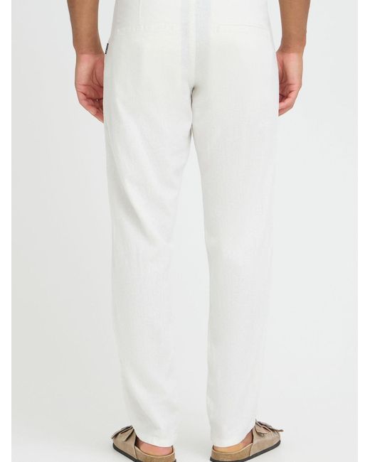 Blend Leinenhose Bhlikan in White für Herren