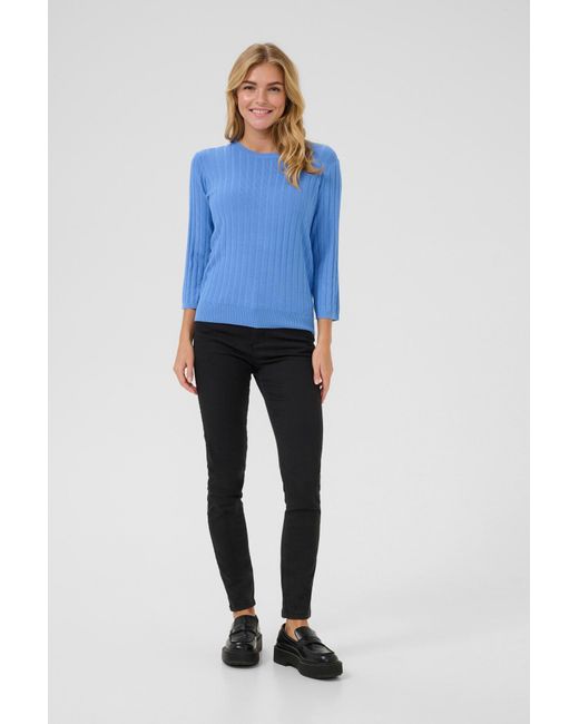 Kaffe Blue Pullover Lizza