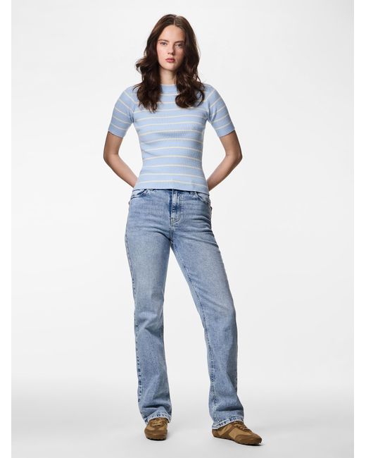 Pieces Blue Pullover