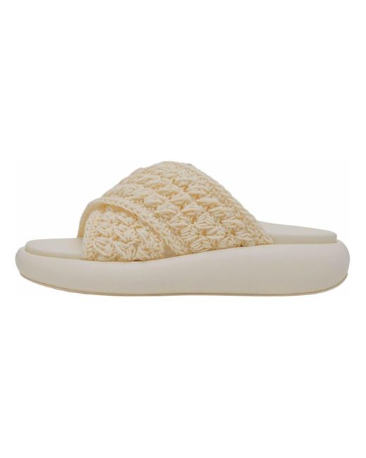 Steve Madden White Pantolette