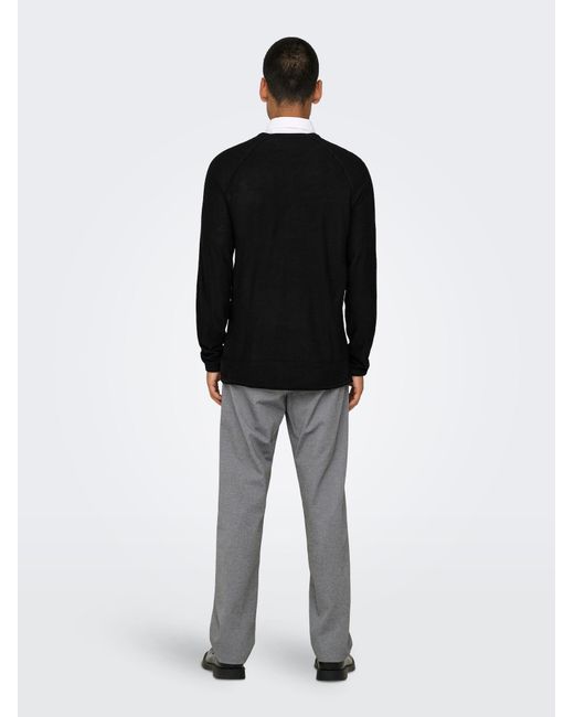 Only & Sons Pullover in Black für Herren