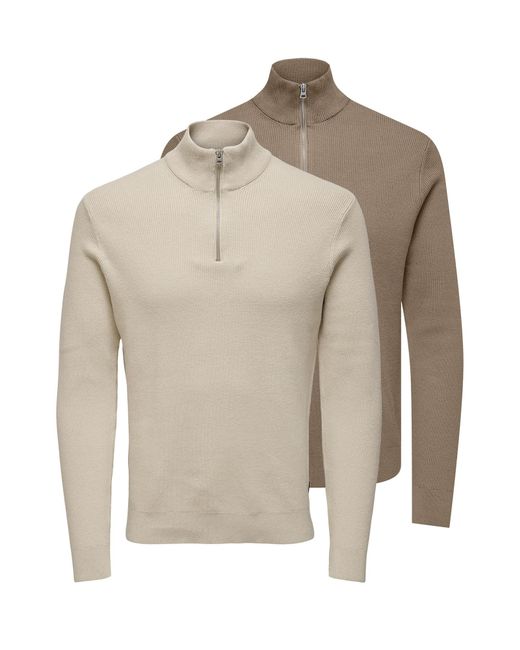 Only & Sons Pullover Phil in Natural für Herren