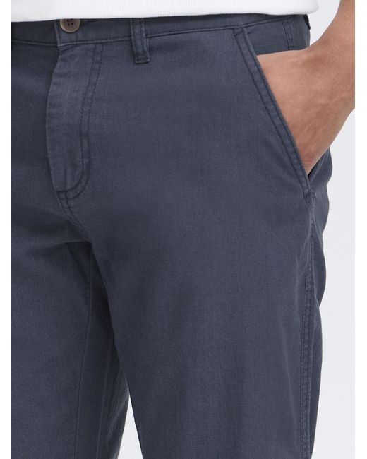 Solid Leinenhose Sdloran in Blue für Herren