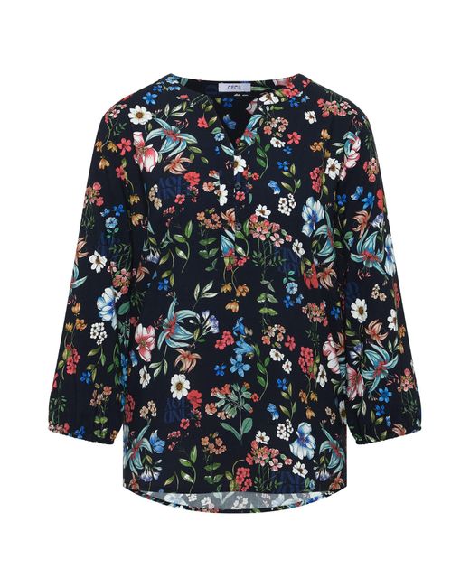 Cecil Blue Bluse