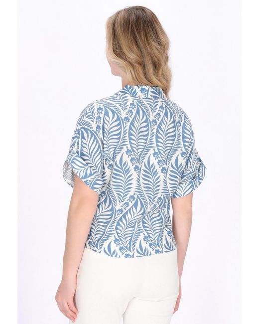 Usha Blue Bluse