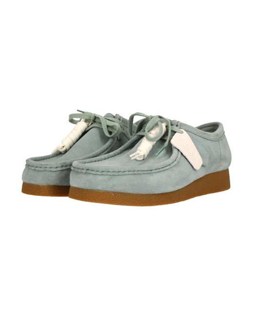 Clarks Mokassin Wallabeeevo in Blue für Herren