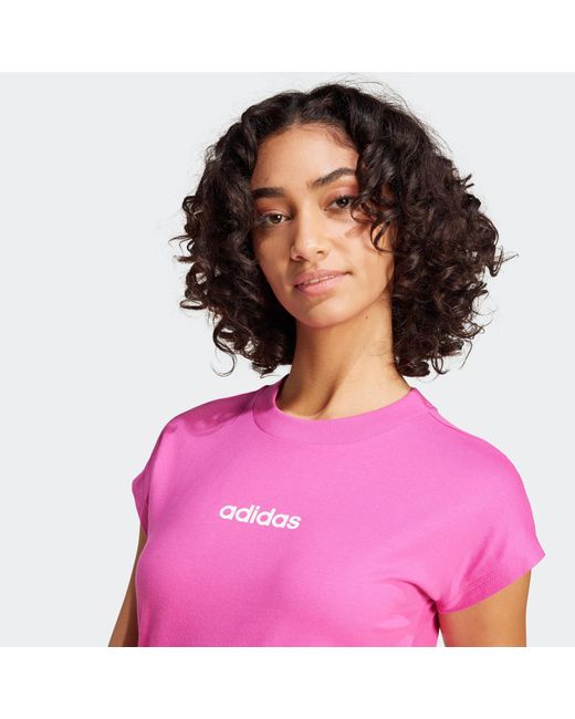 Adidas Pink Funktionsshirt 'Essentials'