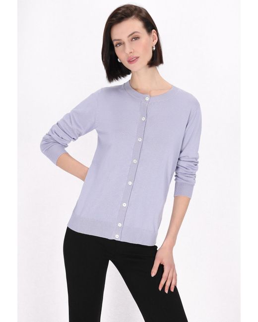 usha BLACK LABEL Purple Strickjacke