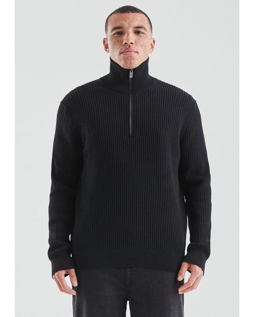 QS Strickpullover in Black für Herren