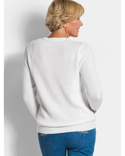 Goldner White Pullover