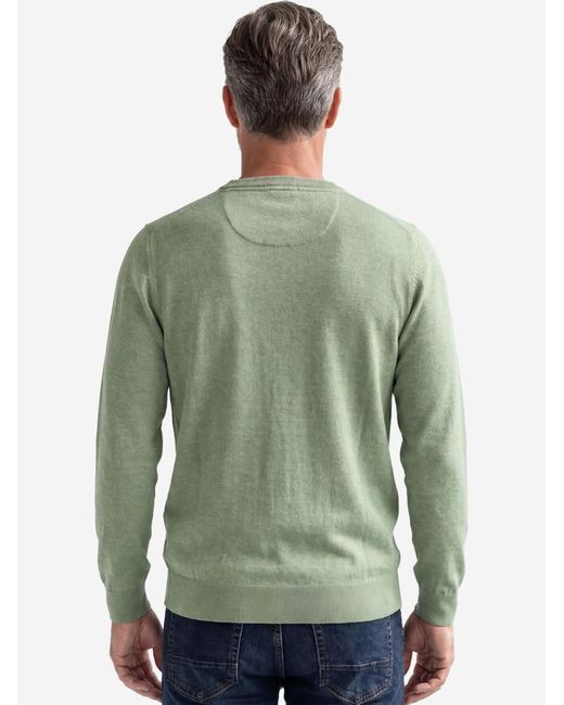 Redmond Pullover Basic in Green für Herren