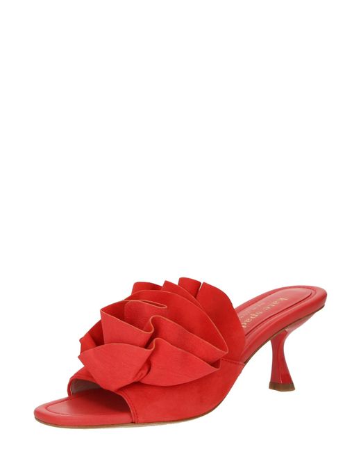 Kate Spade Red Pantolette 'flourish'