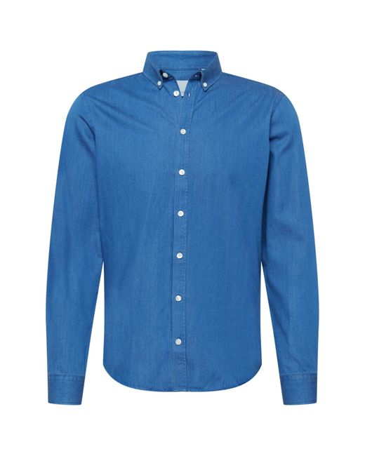 Casual Friday Hemd 'anton' in Blue für Herren