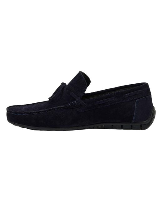 Desa Mokassin Slipper in Blue für Herren