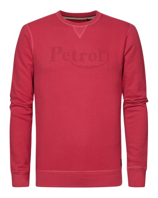 Petrol Industries Sweatshirt in Red für Herren