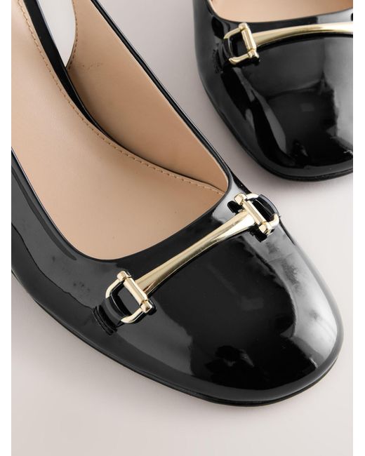 Next Black Slingpumps