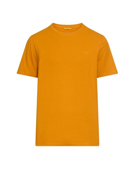 Camel Active T-Shirt Aus Reiner Baumwolle in Yellow für Herren