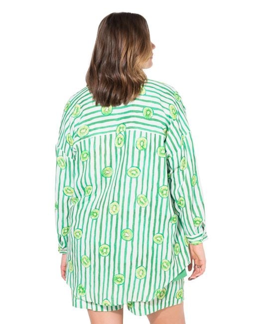 Studio Untold Green Bluse