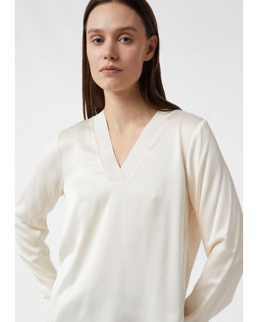 Comma, White Bluse