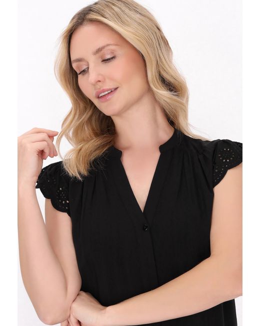 Usha Black Bluse Fashion Look