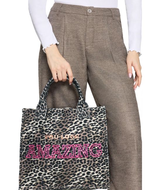 Cartoon Purple Shopper