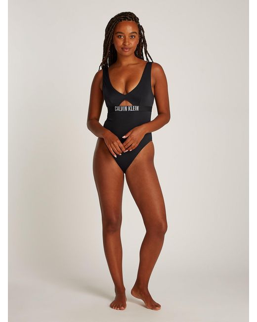 Calvin Klein Black Badeanzug