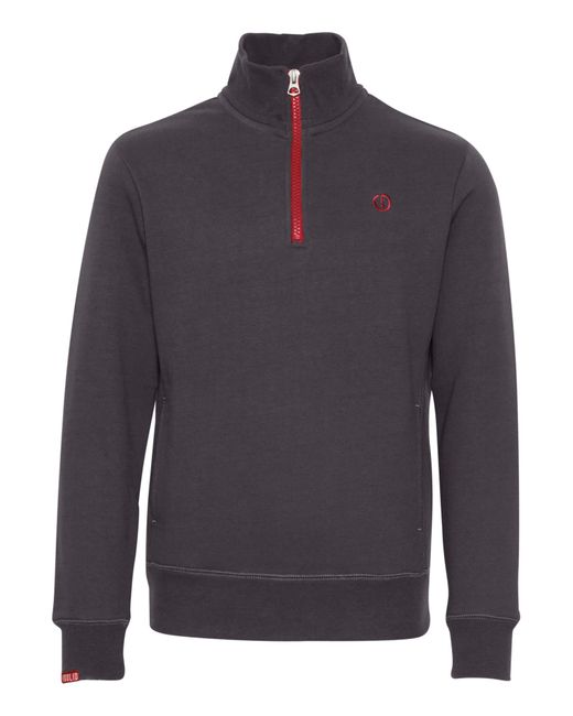 Solid Sweatshirt in Blue für Herren
