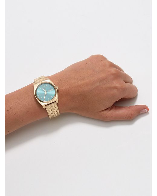 Nixon Uhr Teller in Metallic für Herren